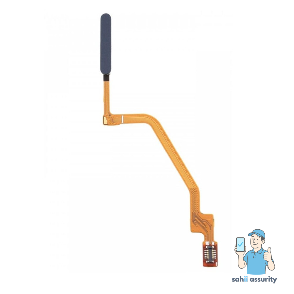 Fingerprint Sensor with Flex Cable for Xiaomi Poco M2 Pro Black